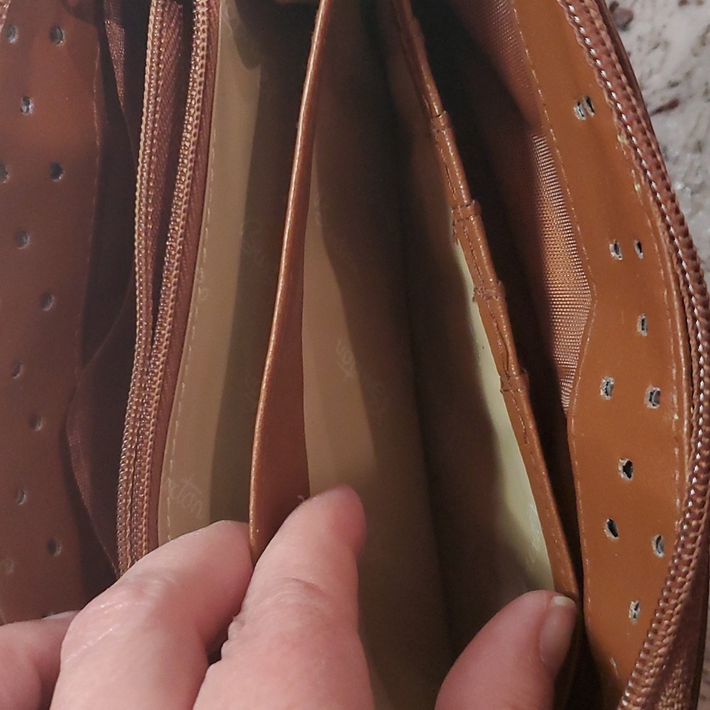 Buxton Leather RFID Zip Wristlet Wallet - Picture 8 of 13